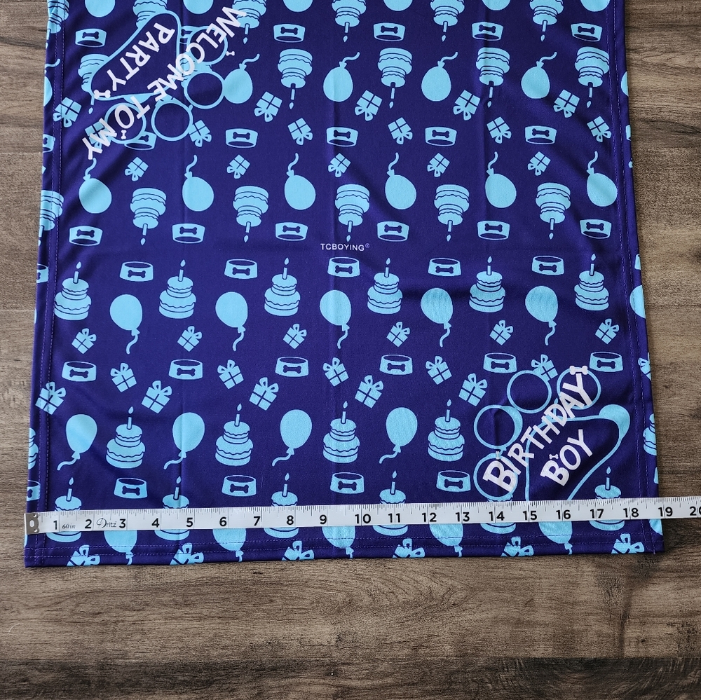 Dog Birthday Boy Welcome To My Party Bandana OSFM - Picture 11 of 13